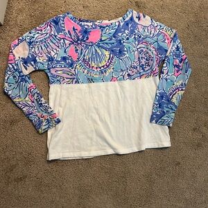 Lilly Pulitzer Girls Small (4-5) Finn Shirt